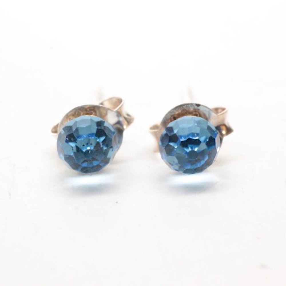 Acomo Sterling Silver Stud Earrings - Set of 5 NEW - Picture 6 of 9